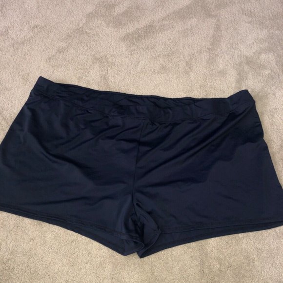 Swimsuits For All Swim Shorts Plus Size 34 Navy Blue - Picture 12 of 12